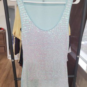 Sequin Front Mermaid Tank